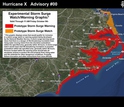 experimental storm surge watch/warning map with graphic